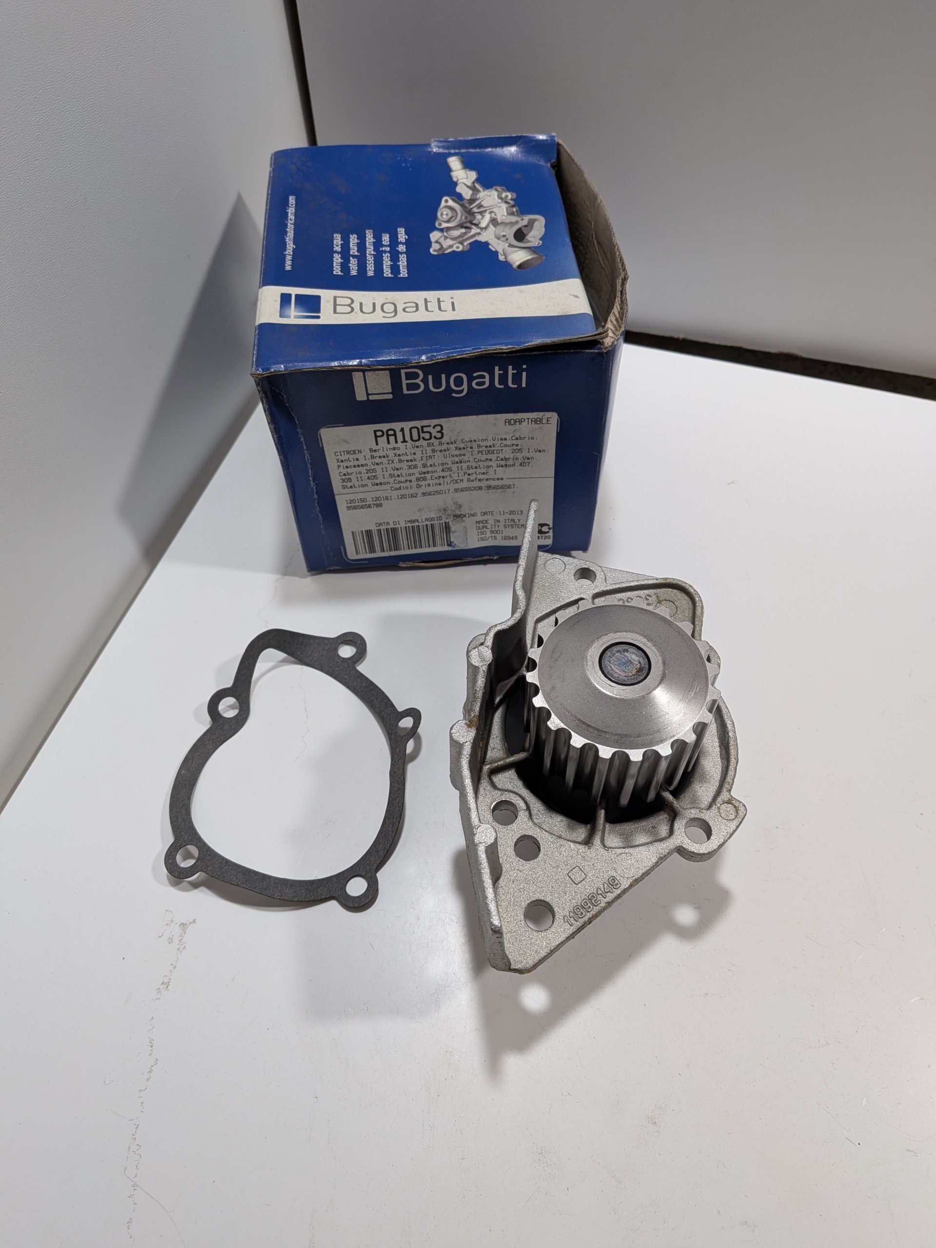 Pompe à eau Citroen BX 1.6 1.9 GTI ZX 1.6i 1.9i Evasion Xantia Xsara Berlingo I 1.8 Peugeot 205 1.6 1.9 GTI Arrivages Auto Pieces