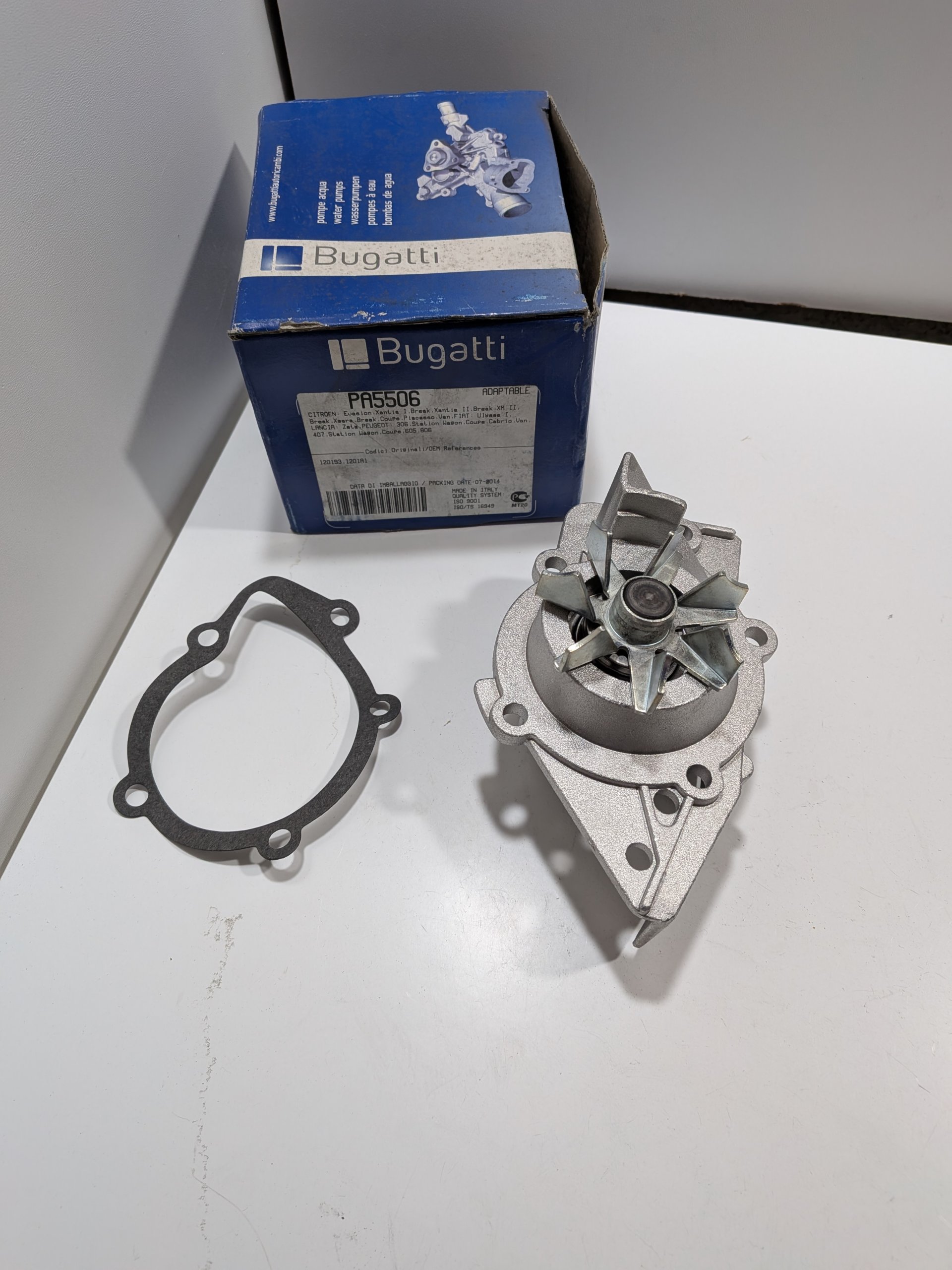 Pompe à eau 2.0 16v Peugeot 306 406 605 806 Citroen Xsara Evasion Xantia XM Arrivages Auto Pieces