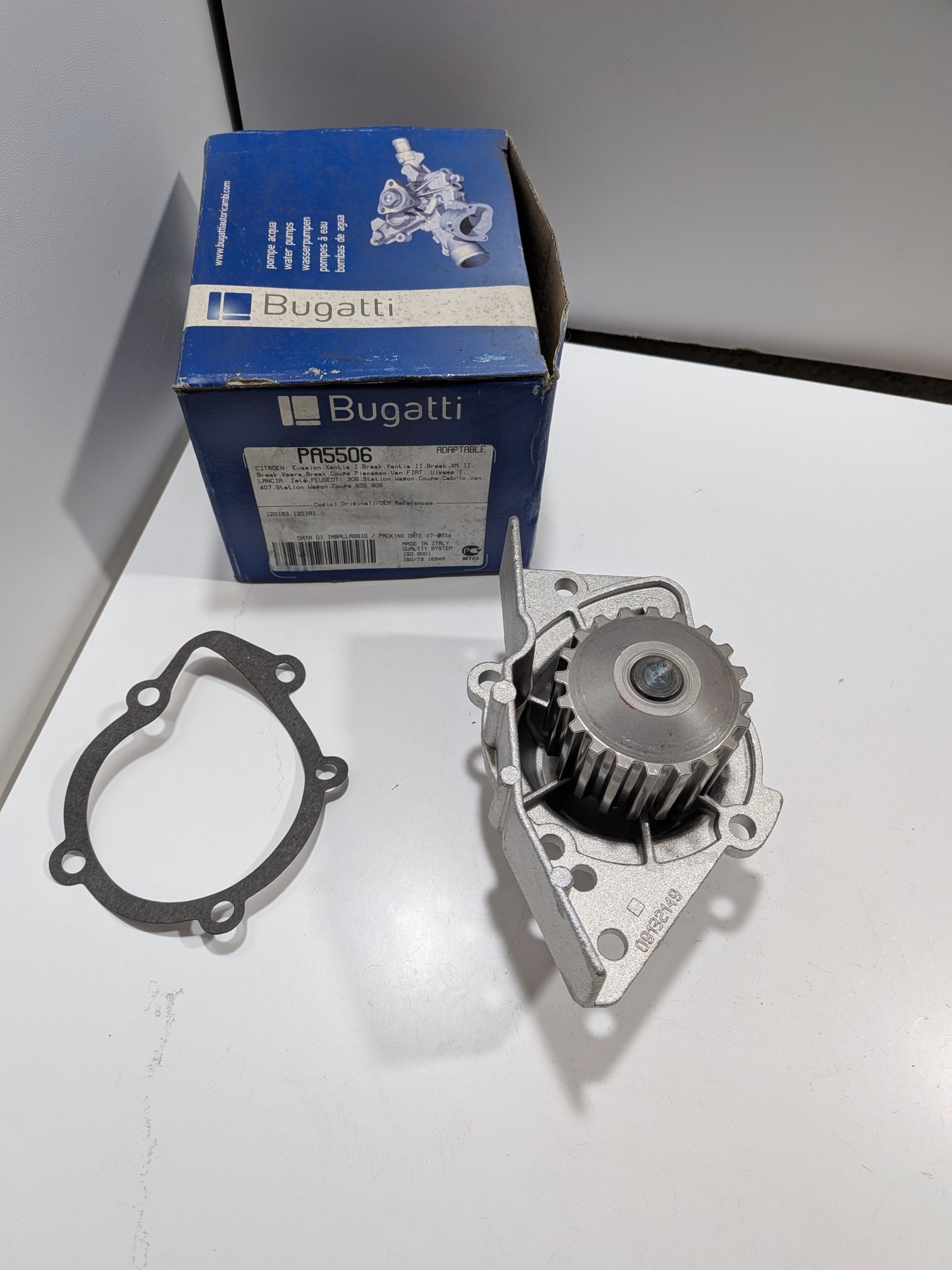 Pompe à eau Citroen BX 1.6 1.9 GTI ZX 1.6i 1.9i Evasion Xantia Xsara Berlingo I 1.8 Peugeot 205 1.6 1.9 GTI Arrivages Auto Pieces