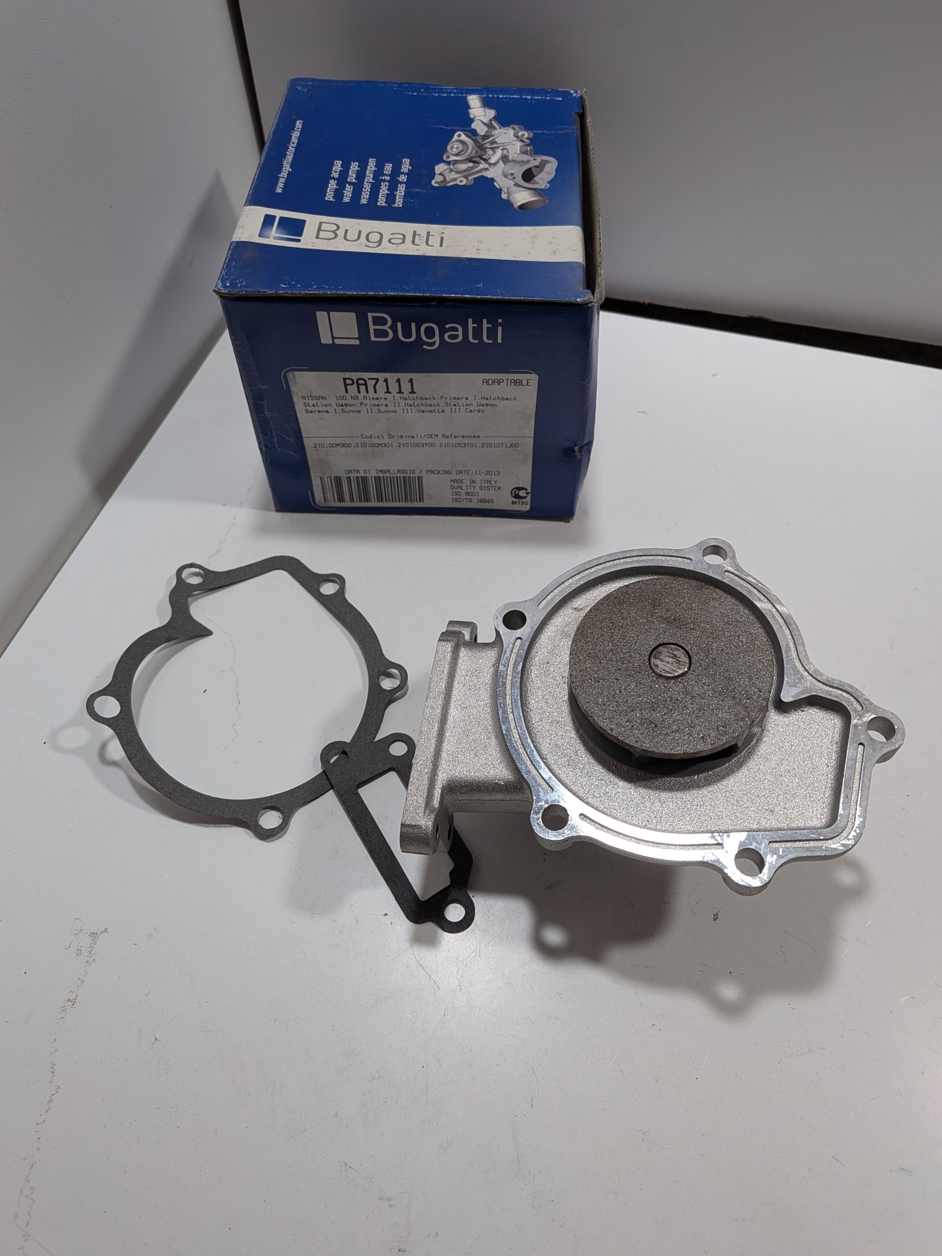 Pompe à eau Nissan Sunny III 1.4i 1.6i 100NX 1.6 Serena 1.6 Almera I 1.4 1.6 Neuf Bugatti Arrivages Auto Pieces
