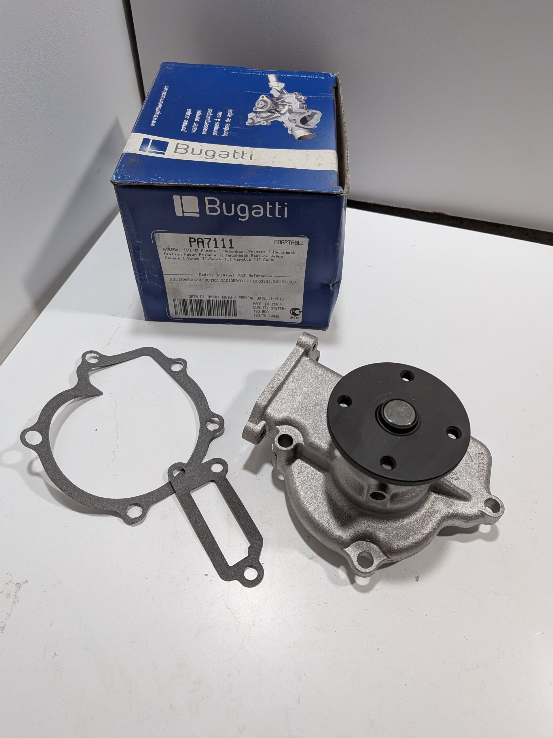 Pompe à eau Nissan Sunny III 1.4i 1.6i 100NX 1.6 Serena 1.6 Almera I 1.4 1.6 Neuf Bugatti Arrivages Auto Pieces