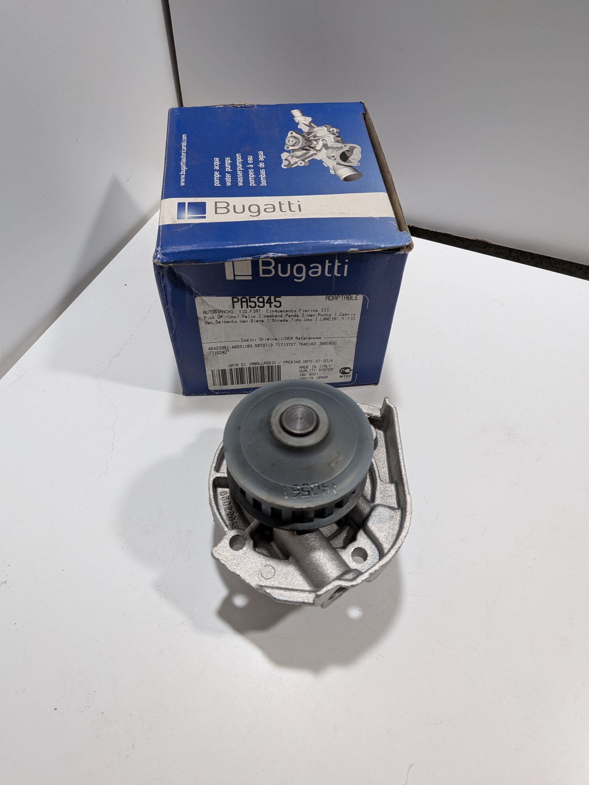 Pompe à eau Fiat Regata 1.3 1.5 Ritmo 1.1 1.5 Uno 1.3 Turbo Arrivages Auto Pieces