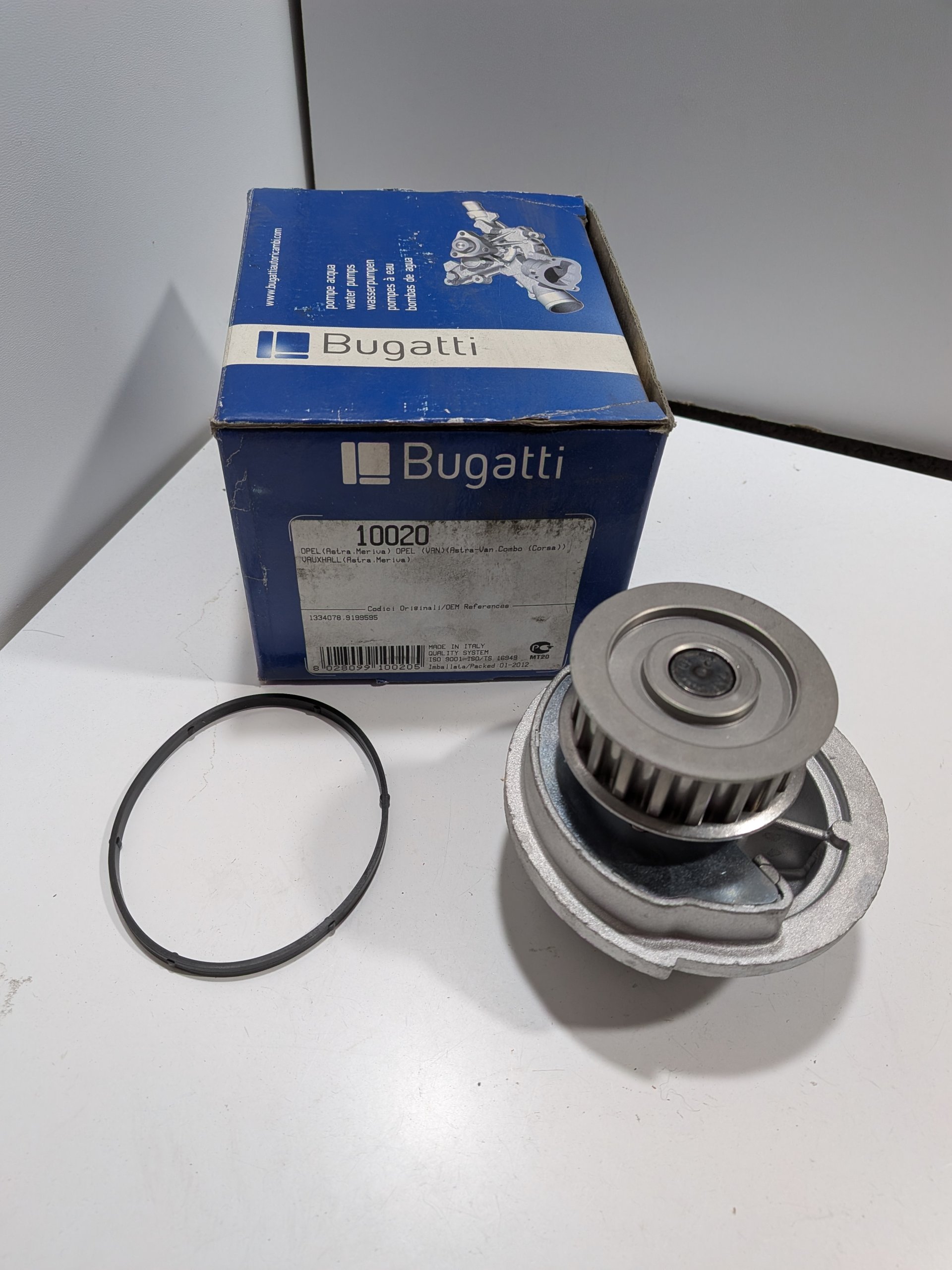 Pompe à eau Opel Astra G 1.6 Vectra B 1.6i Meriva A 1.6 Neuf Bugatti Arrivages Auto Pieces