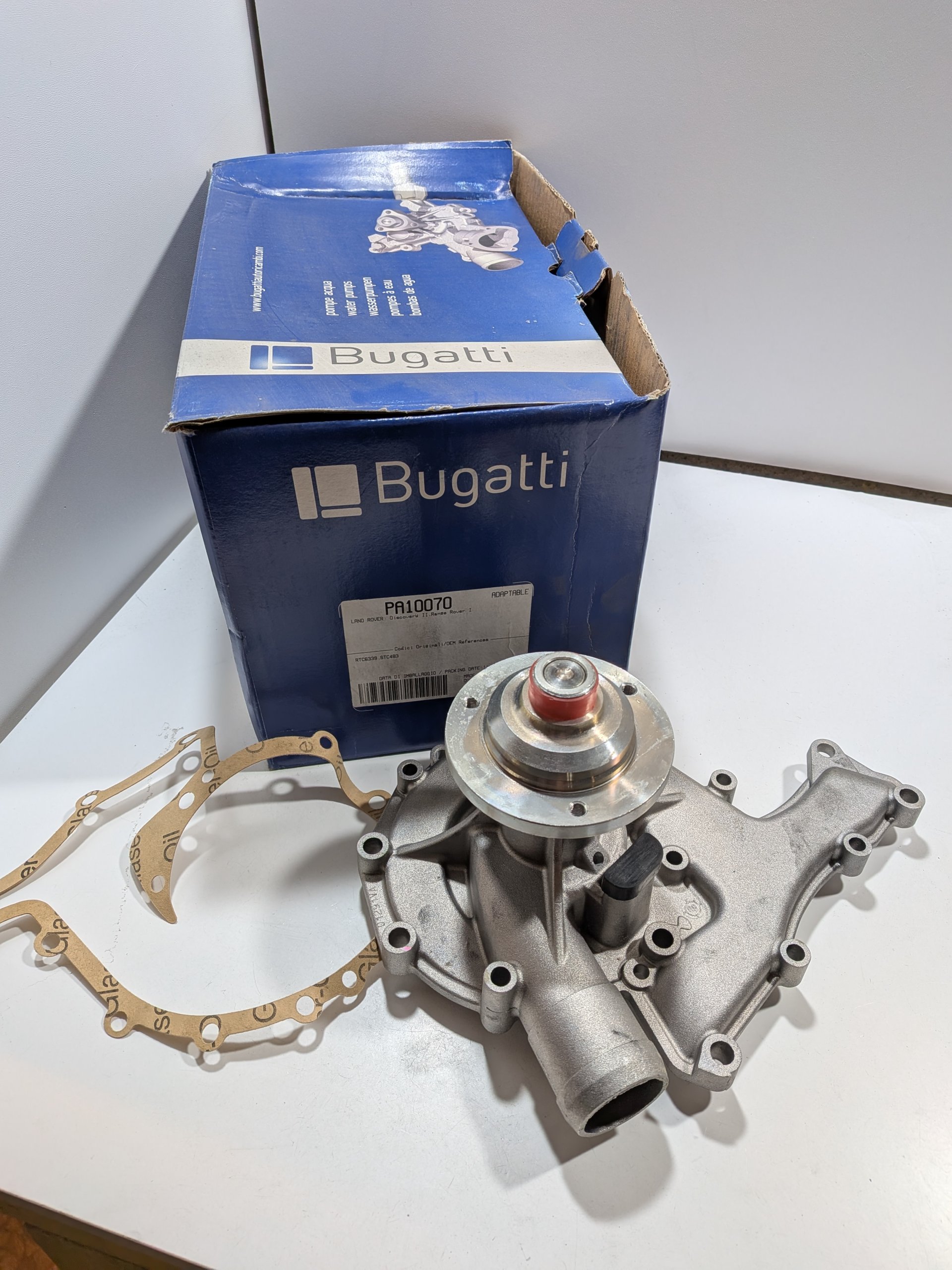 Pompe à eau Land rover Discovery I 3.5 4.0 Range Rover I 3.5 3.9 Neuf Bugatti Arrivages Auto Pieces
