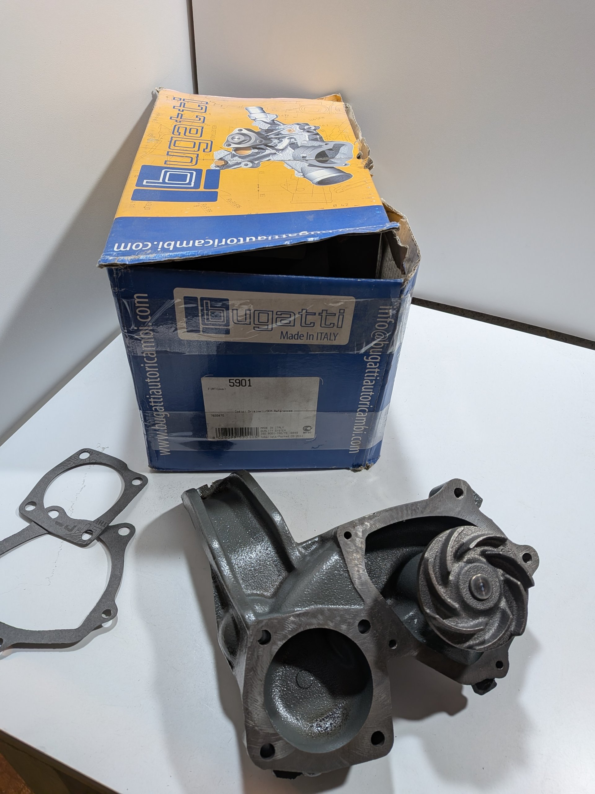 Pompe à eau Fiat UNO 70 1.4 TD neuf Bugatti Arrivages Auto Pieces
