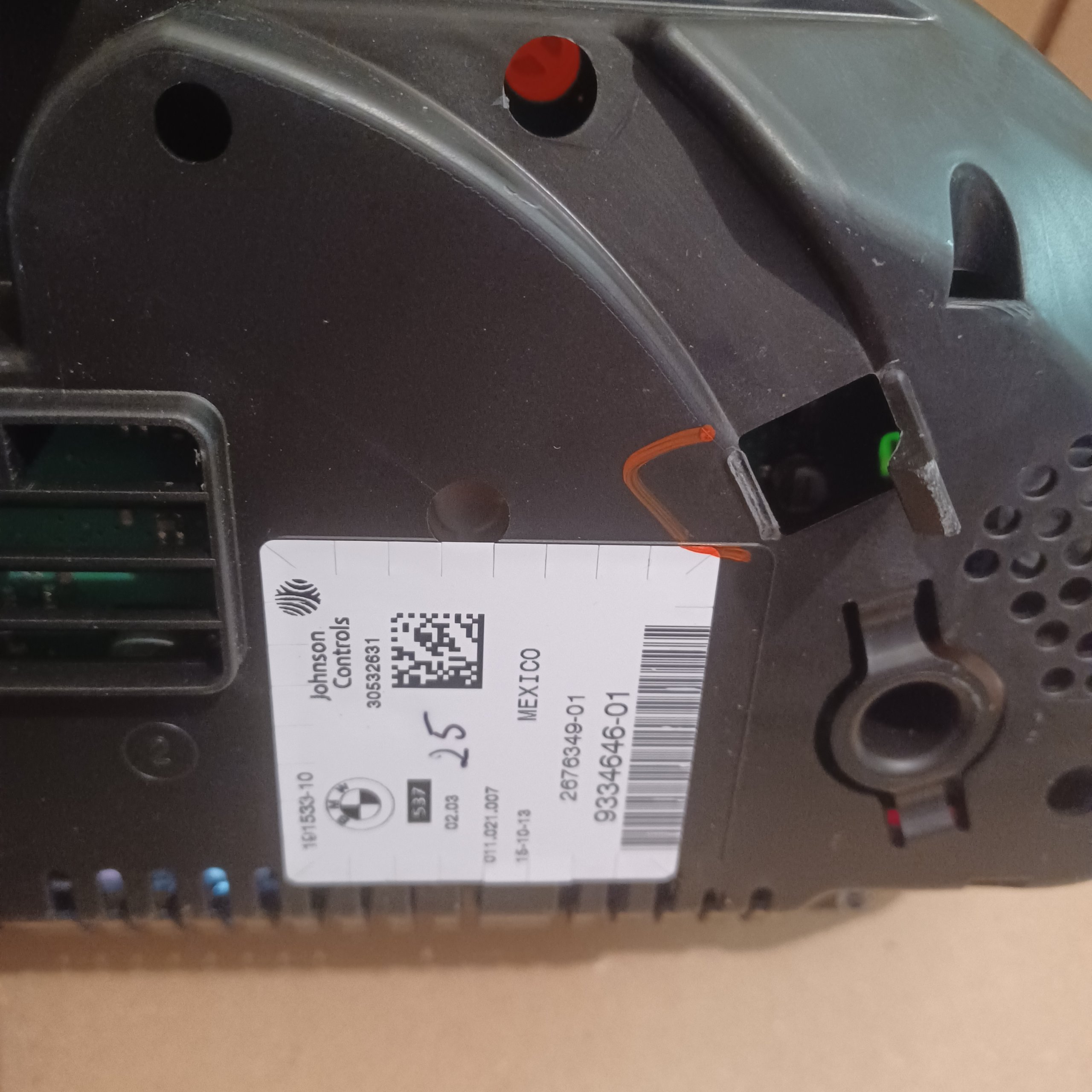Compteur Origine BMW Johnson Controls 191533-10 30532631 2676349-01 9334646-01 Arrivages Auto Pieces