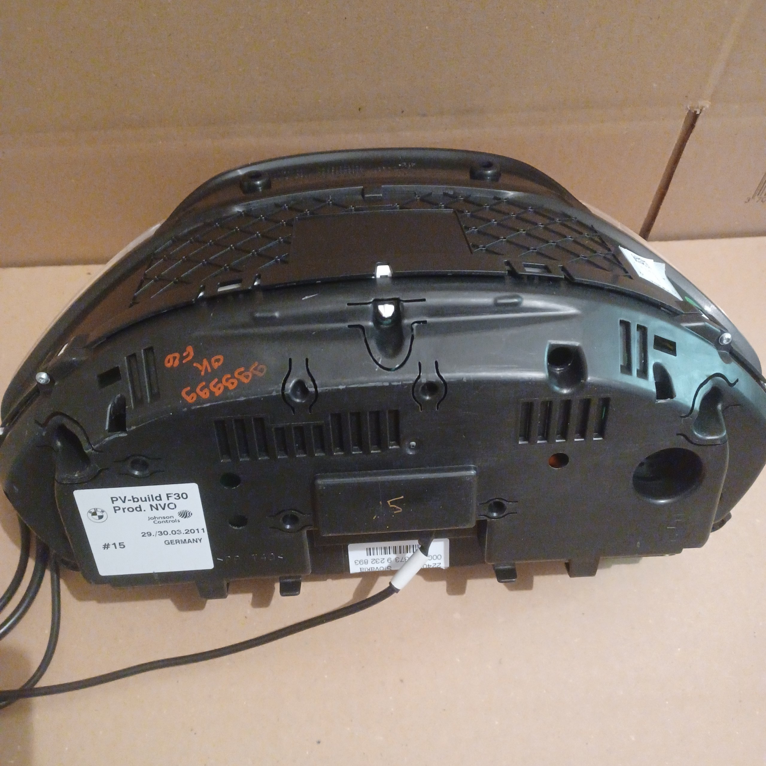 Compteur Origine BMW Johnson Controls 62109263018 176494-11 2240303 9232893 Arrivages Auto Pieces