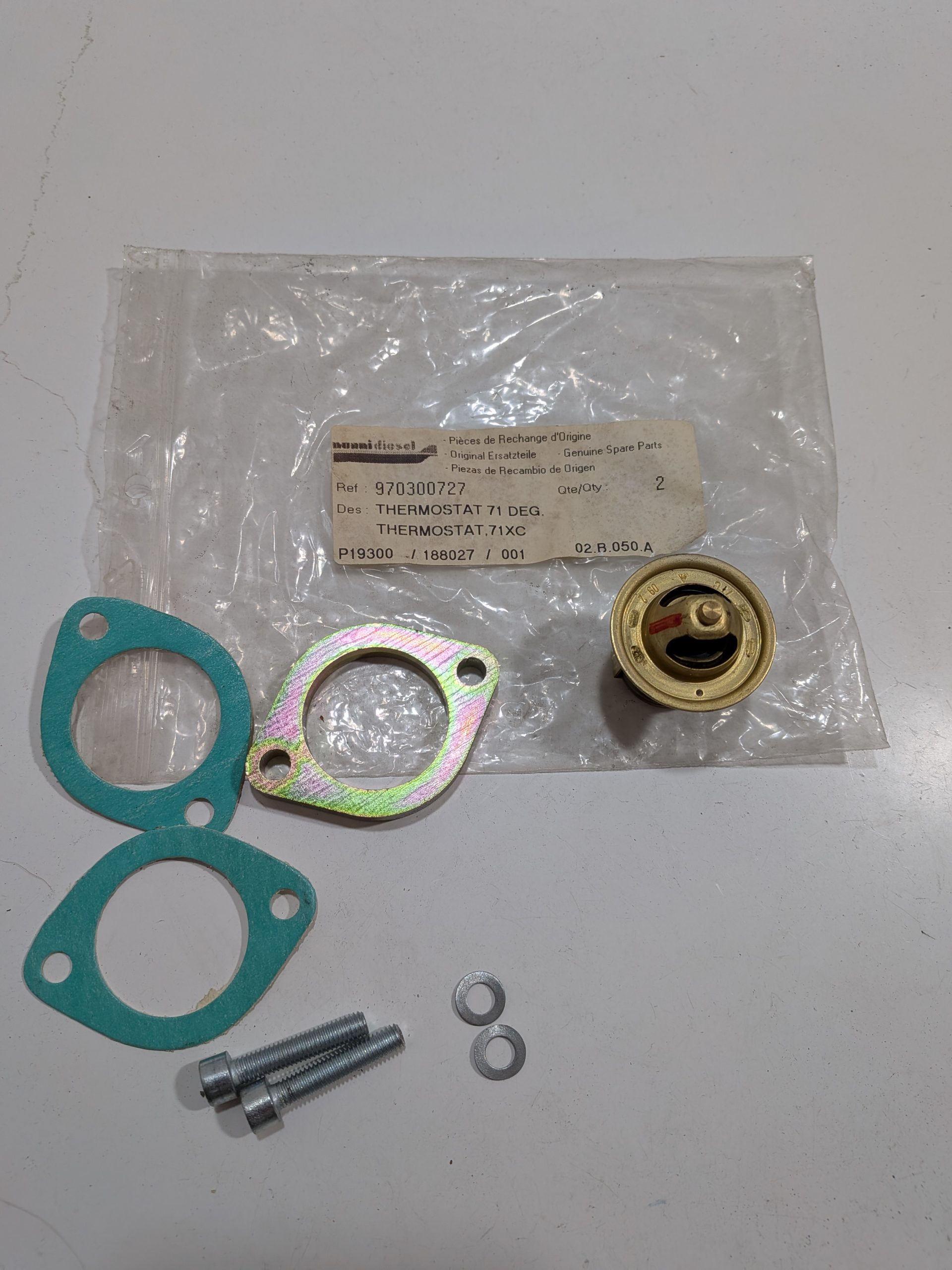 Kit thermostat 2.40HE (1 ère génération), 2.60HE, 3.90HE, 4.110HE Arrivages Auto Pieces