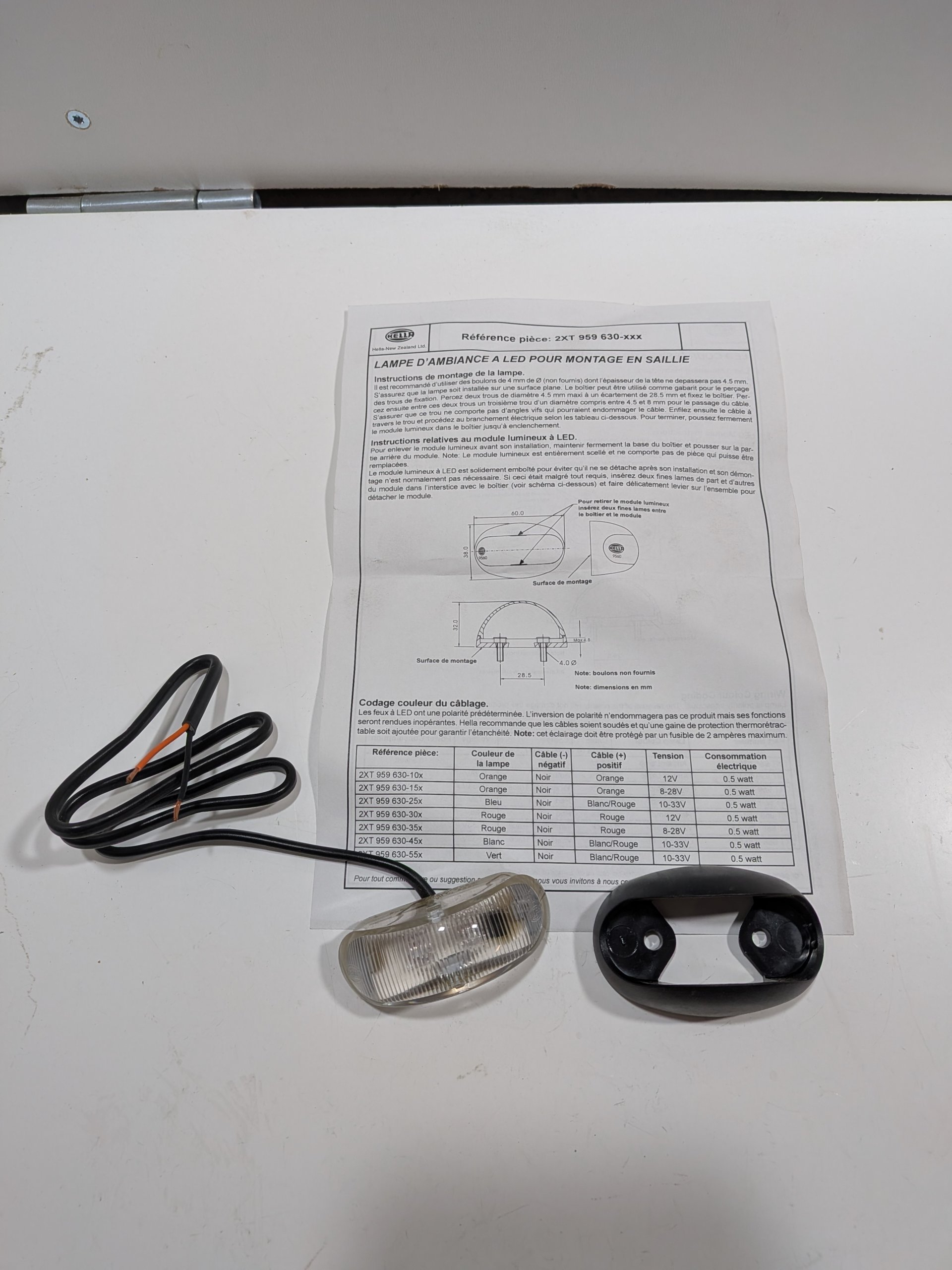 Feu position Hella Marine 2984 Voilier, bateau, plaisance Arrivages Auto Pieces
