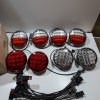 Lot de feux Led 24v Hella x4 multifonctions x2 recul x2 antibrouillard Poids lourd Semi remorque en saillie Arrivages Auto Pieces