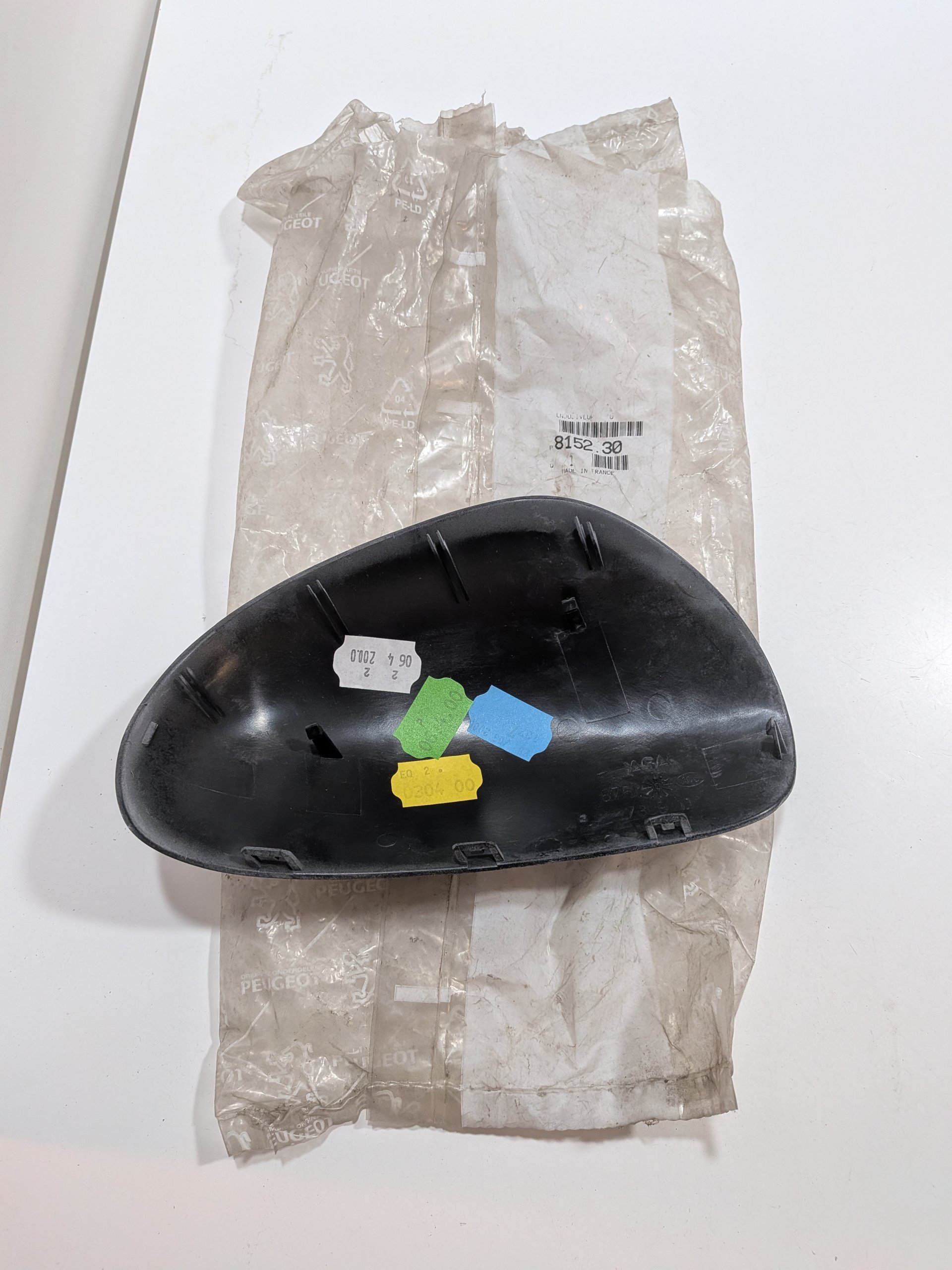Coque rétroviseur gauche à peindre Peugeot 406 Phase 2 Berline et Break Neuf OEM Arrivages Auto Pieces