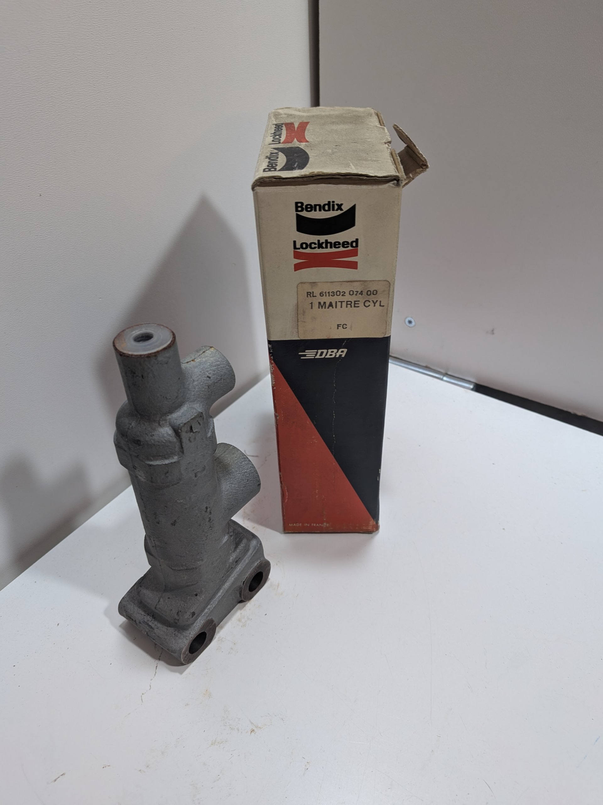 Maitre cylindre Citroen 2CV AK Dyane 68-69 20,6mm Neuf Bendix 111302B NOS Arrivages Auto Pieces