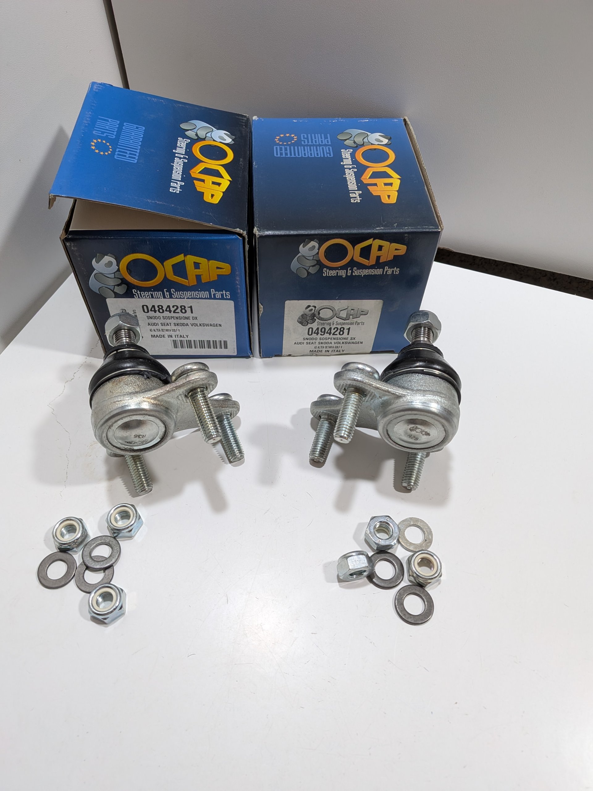 x2 Rotules suspension inférieures Audi A1 GBA A3 8P 8V Q2 GAB Q3 Neuf Ocap Arrivages Auto Pieces