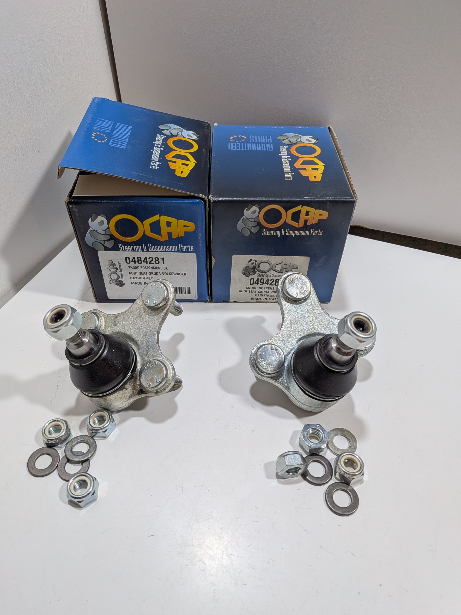 x2 Rotules suspension inférieures Audi A1 GBA A3 8P 8V Q2 GAB Q3 Neuf Ocap Arrivages Auto Pieces