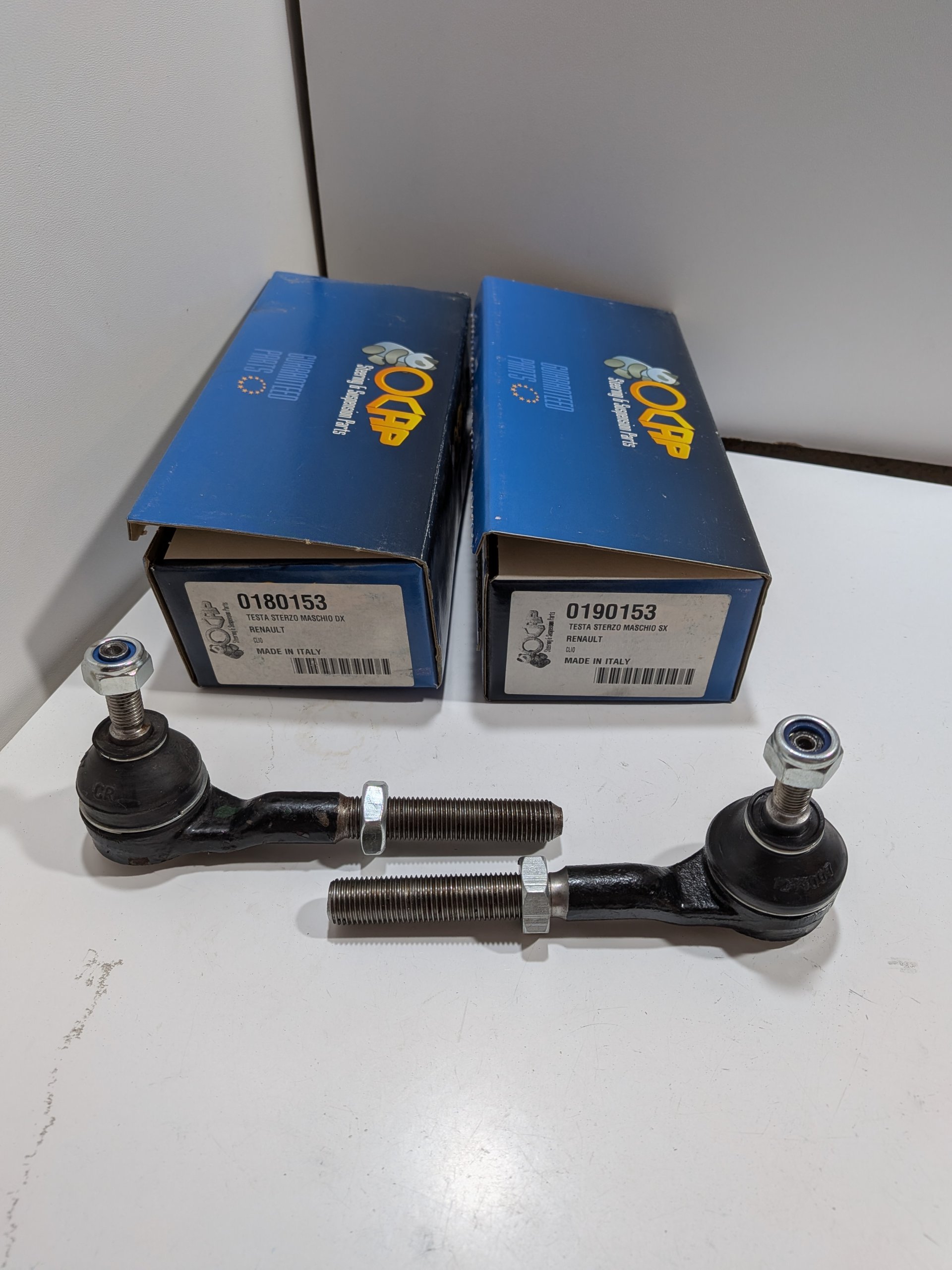 x2 Rotules direction Renault Clio I 1.1 1.2 1.4 1.8 1.9D Wiliams Neuf Ocap Arrivages Auto Pieces